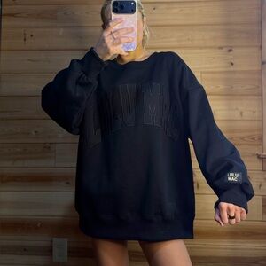 Black Lulu Mac Sweatshirt NWT